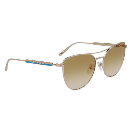 Longchamp Yellow Metal Sunglasses - Hilstor