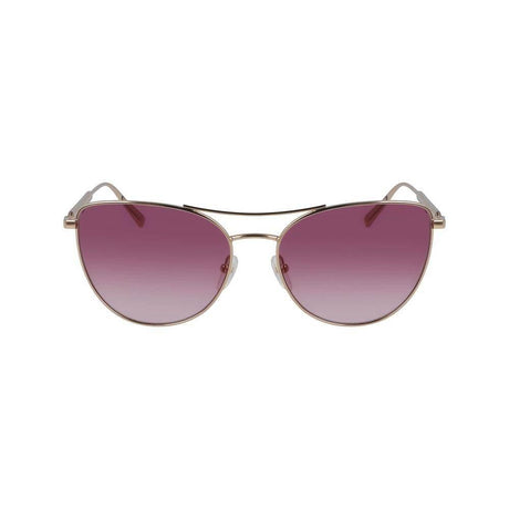 Longchamp Rose Gold Metal Sunglasses - Hilstor