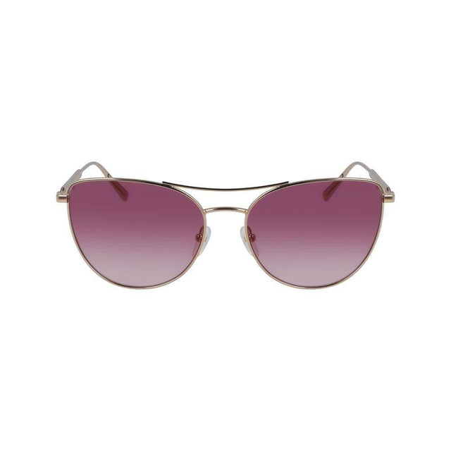 Longchamp Rose Gold Metal Sunglasses - Hilstor
