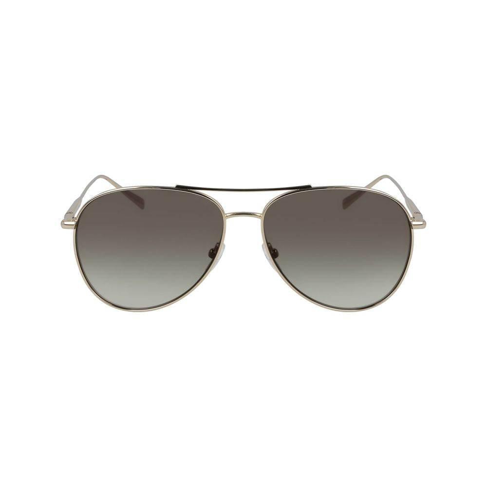Longchamp Gold Metal Sunglasses - Hilstor