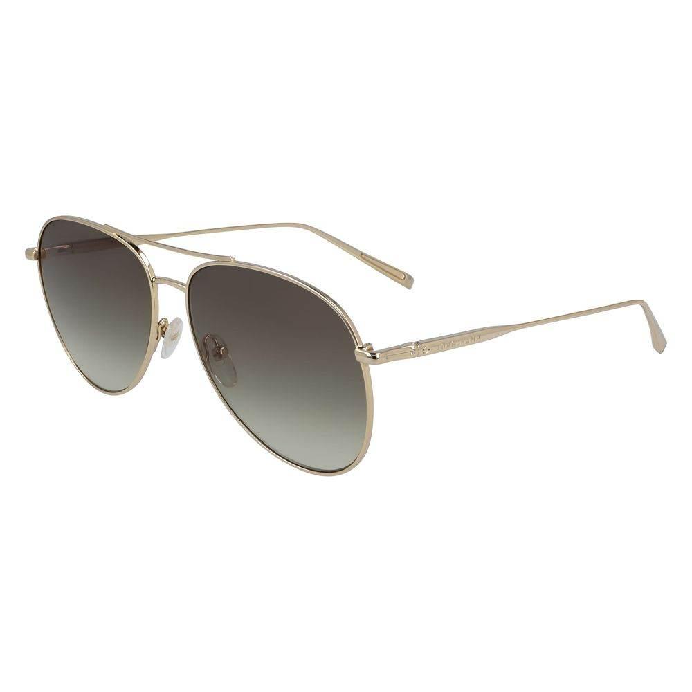 Longchamp Gold Metal Sunglasses - Hilstor