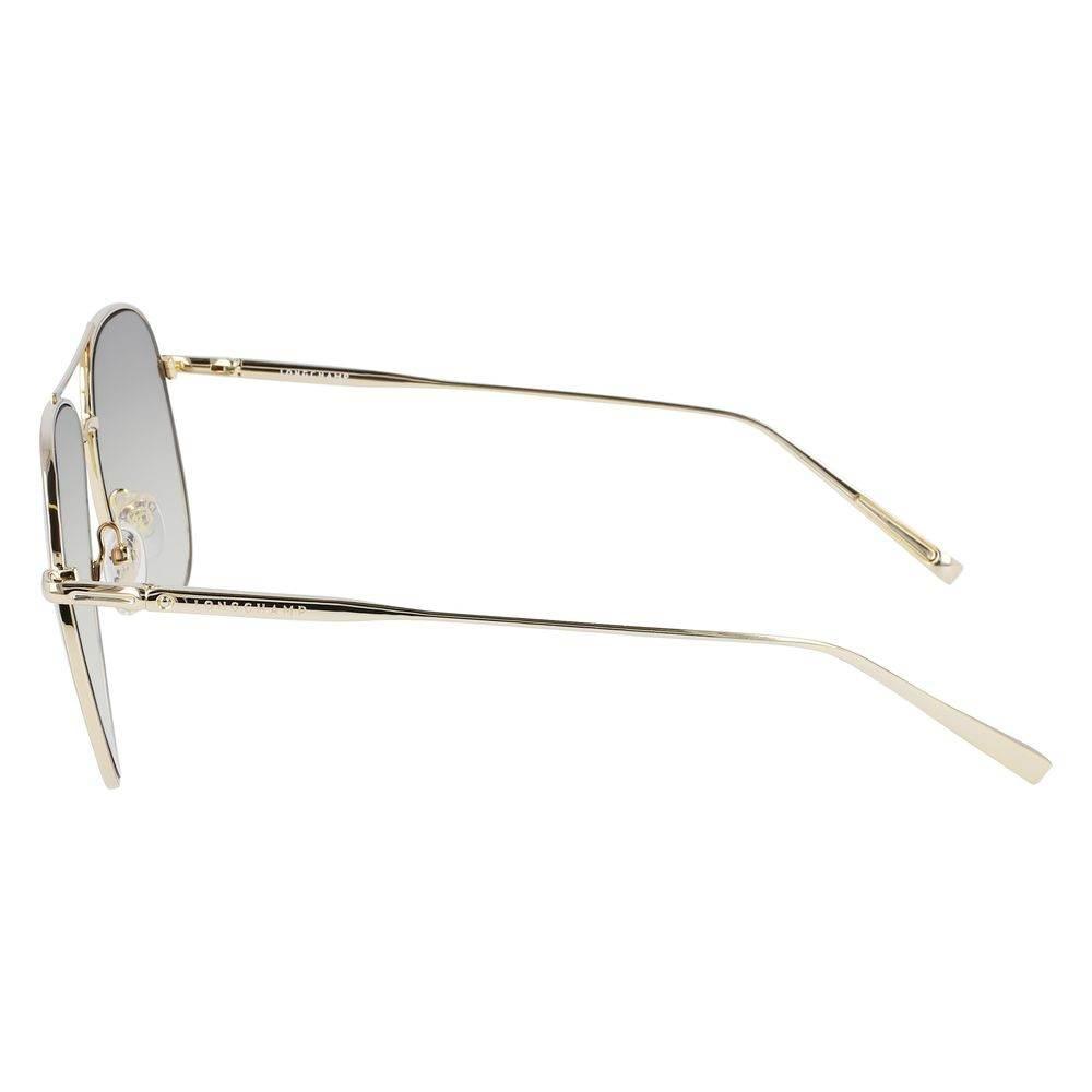 Longchamp Gold Metal Sunglasses - Hilstor