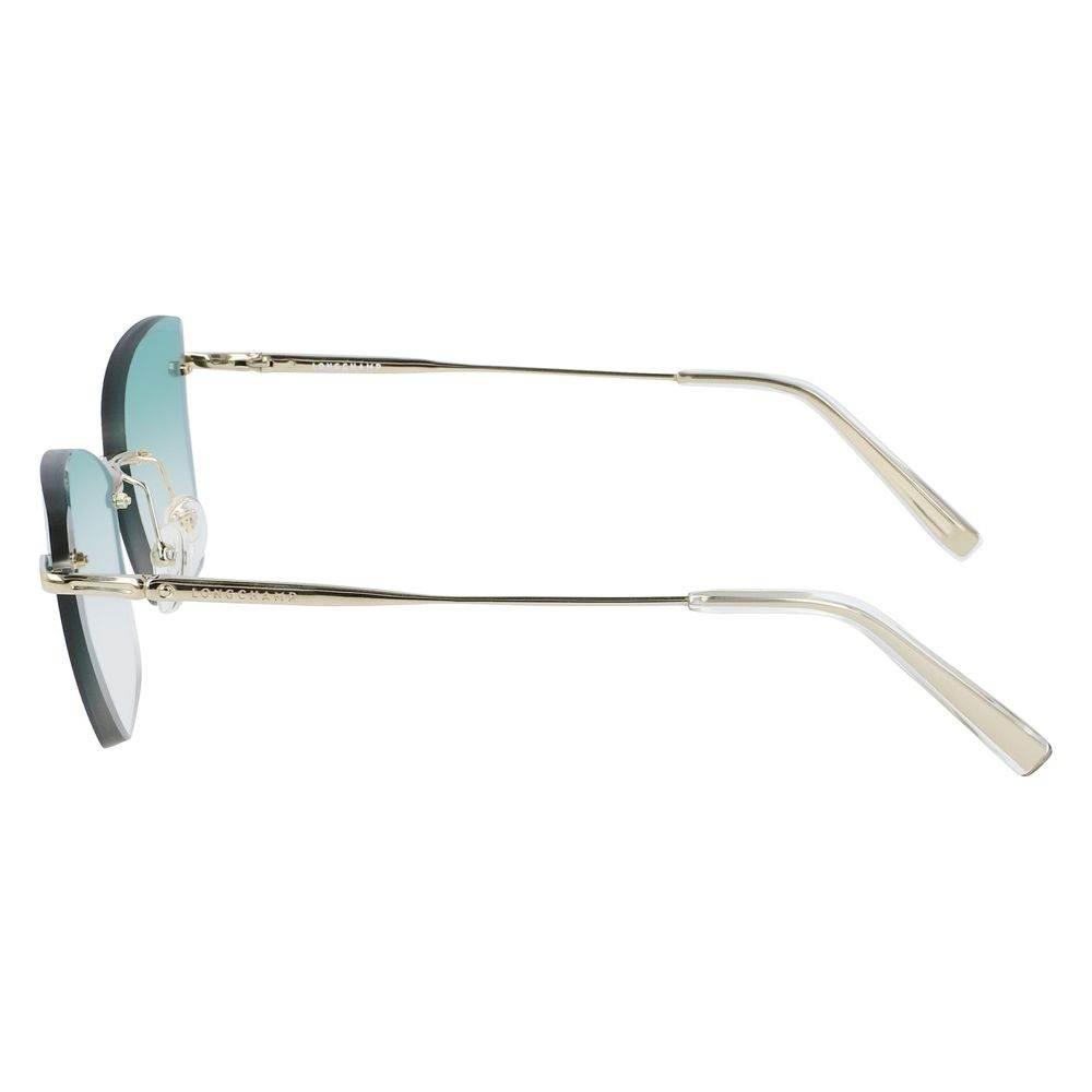 Longchamp Gold Metal Sunglasses - Hilstor