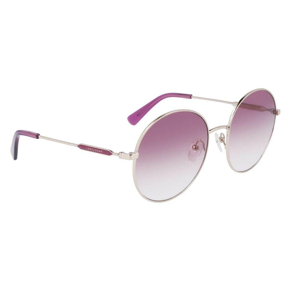 Longchamp Gold Metal Sunglasses - Hilstor