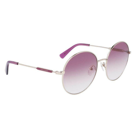 Longchamp Gold Metal Sunglasses - Hilstor