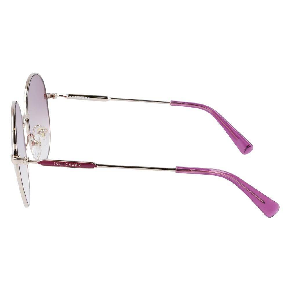 Longchamp Gold Metal Sunglasses - Hilstor