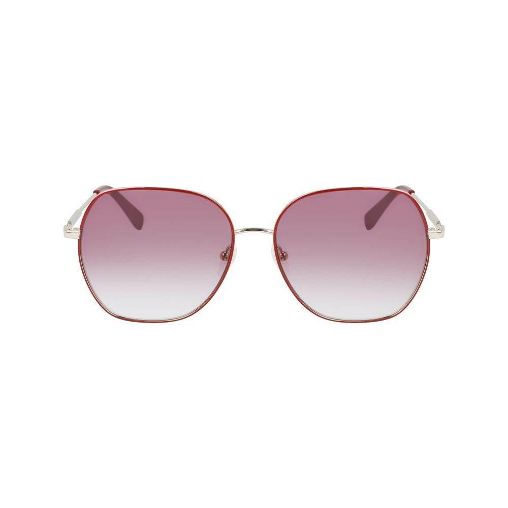 Longchamp Red Metal Sunglasses - Hilstor