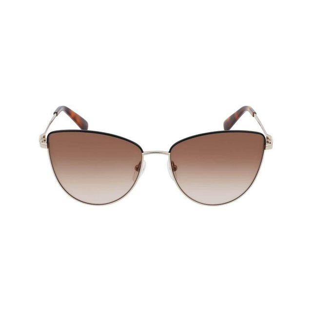 Longchamp Gold Metal Sunglasses - Hilstor