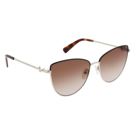 Longchamp Gold Metal Sunglasses - Hilstor