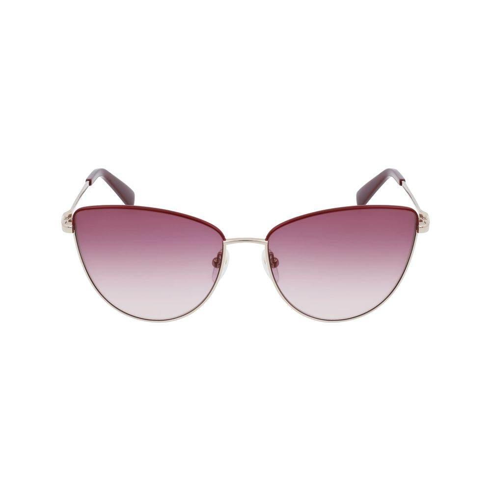 Longchamp Gold Metal Sunglasses - Hilstor