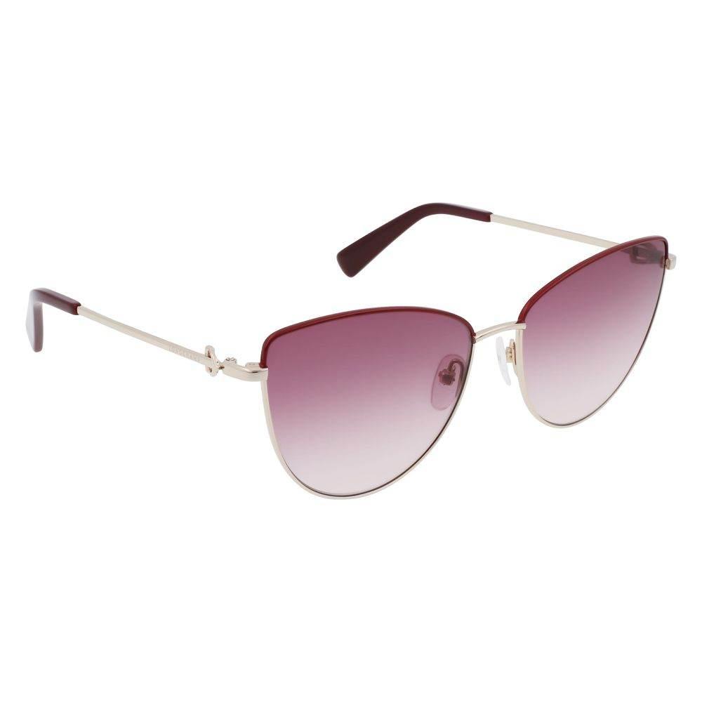 Longchamp Gold Metal Sunglasses - Hilstor