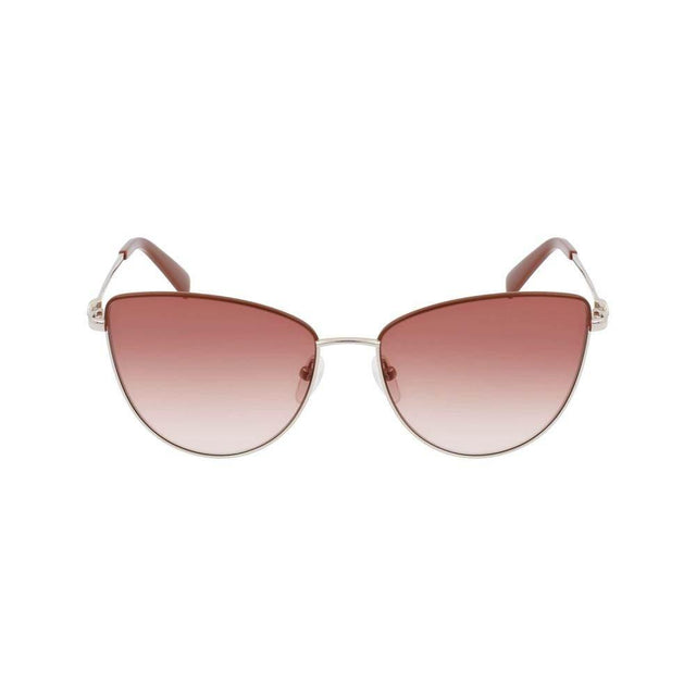 Longchamp Gold Metal Sunglasses - Hilstor