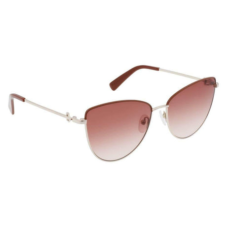 Longchamp Gold Metal Sunglasses - Hilstor
