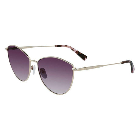 Longchamp Gold Metal Sunglasses - Hilstor