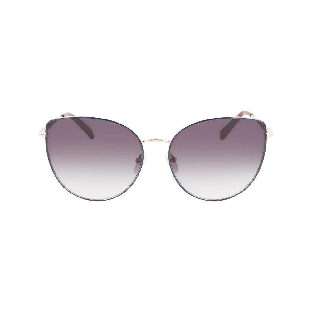 Longchamp Gold Metal Sunglasses - Hilstor