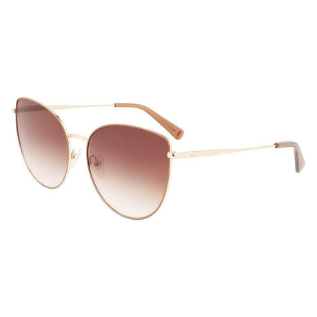 Longchamp Gold Metal Sunglasses - Hilstor