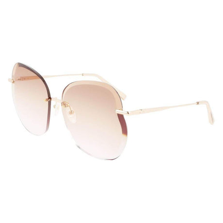 Longchamp Gold Metal Sunglasses - Hilstor