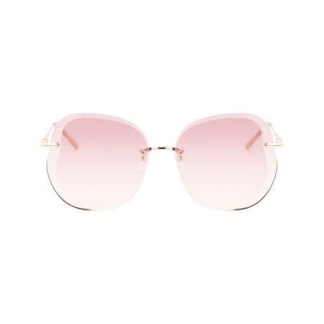 Longchamp Rose Gold Metal Sunglasses - Hilstor