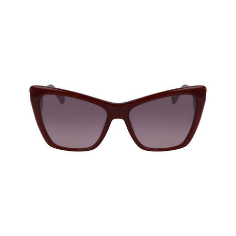 Longchamp Red Acetate Sunglasses - Hilstor