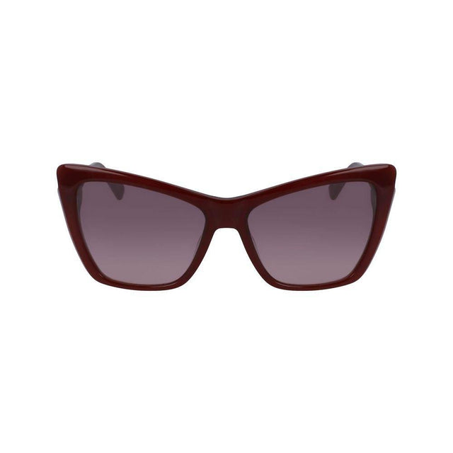Longchamp Red Acetate Sunglasses - Hilstor