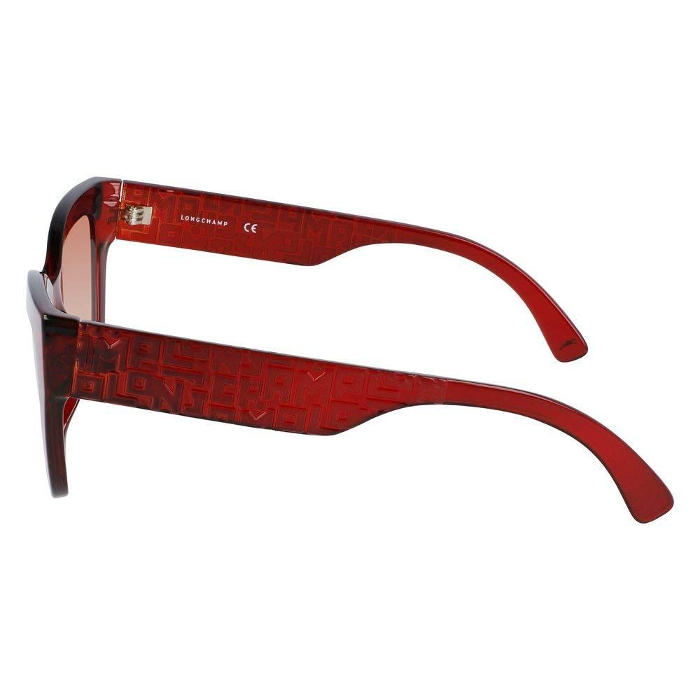 Longchamp Red Injected Sunglasses - Hilstor