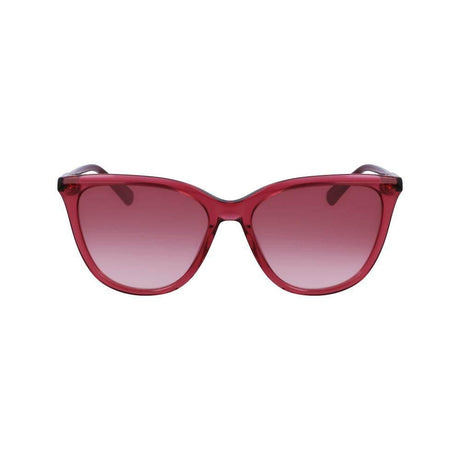 Longchamp Red Acetate Sunglasses - Hilstor