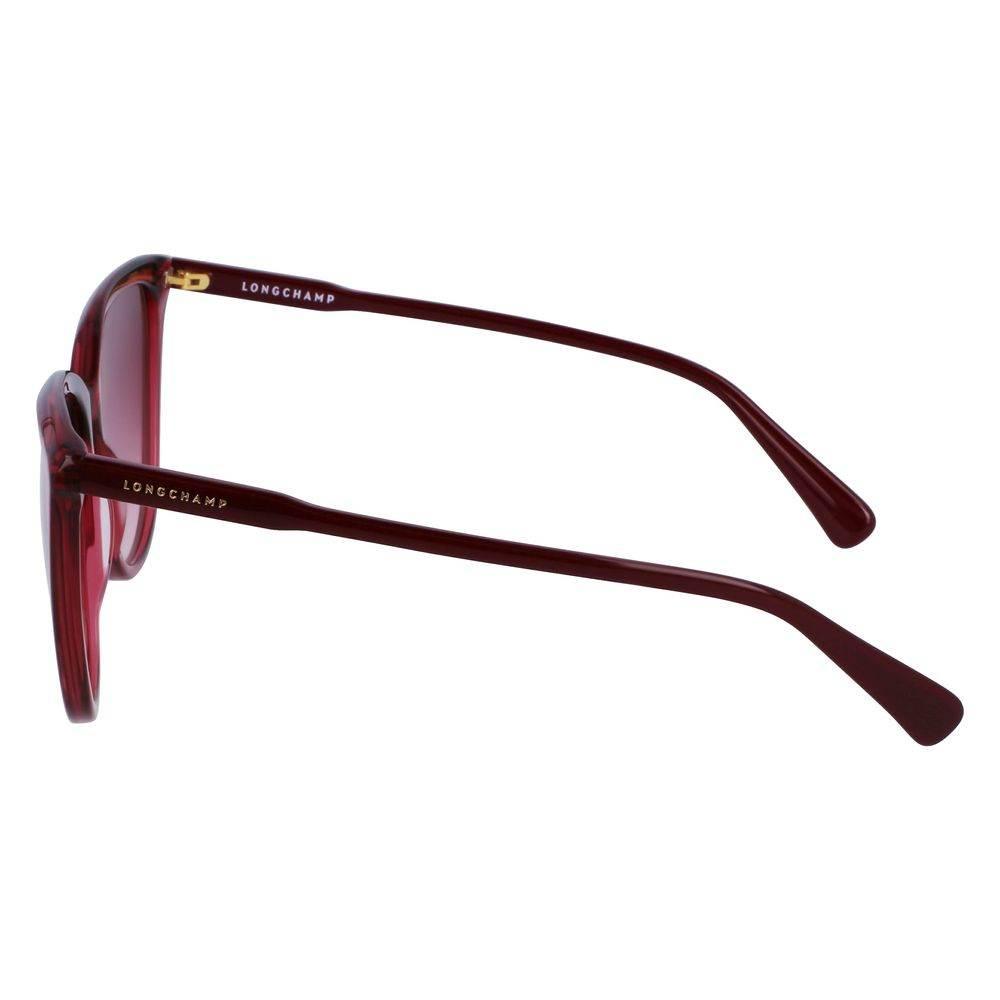 Longchamp Red Acetate Sunglasses - Hilstor