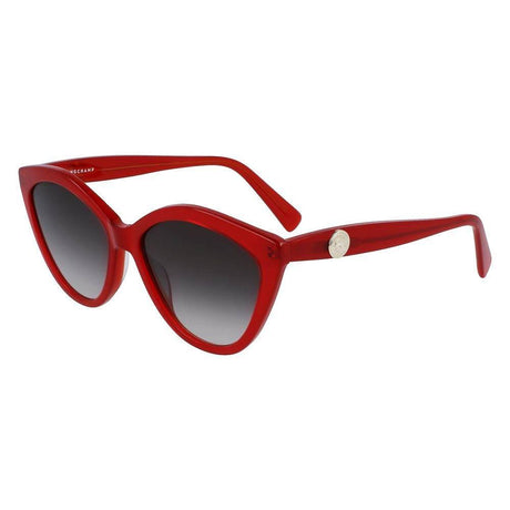 Longchamp Red Acetate Sunglasses - Hilstor