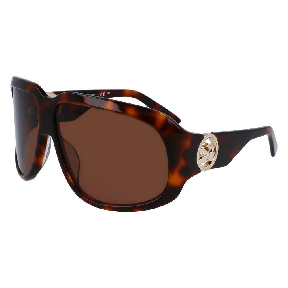Longchamp Brown Acetate Sunglasses - Hilstor