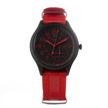 Timex Red Nylon Watch - Hilstor