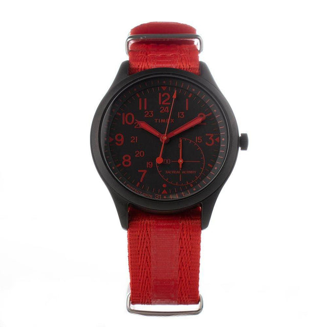 Timex Red Nylon Watch - Hilstor