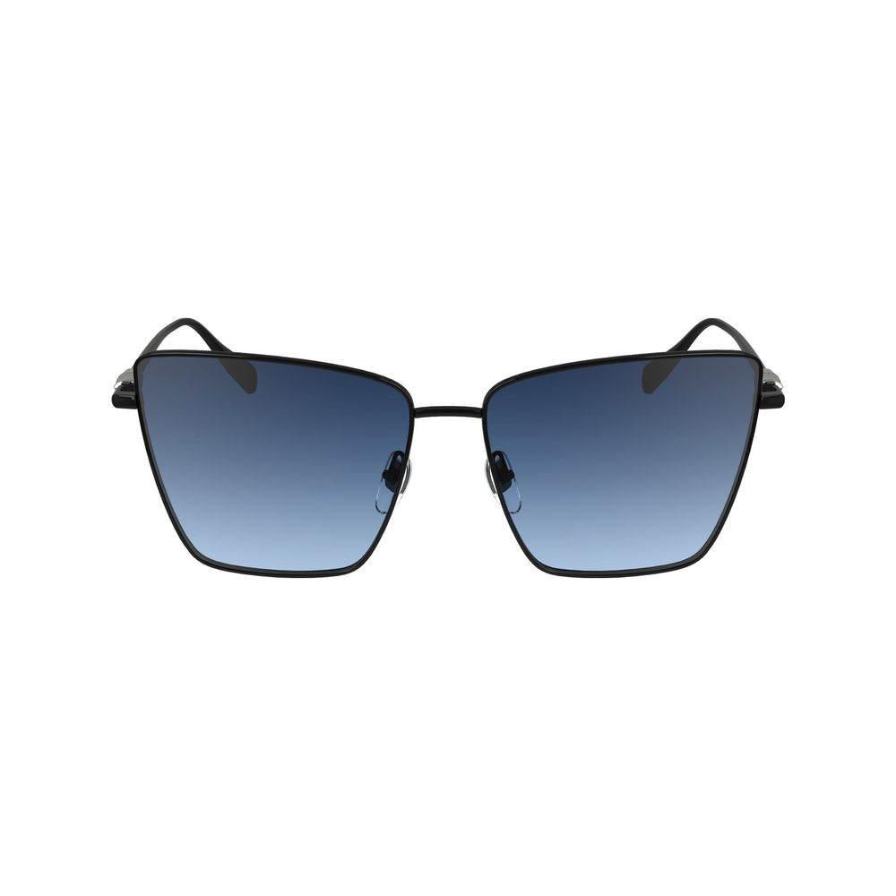 Longchamp Black Metal Sunglasses - Hilstor