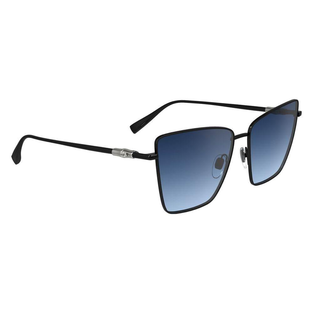 Longchamp Black Metal Sunglasses - Hilstor
