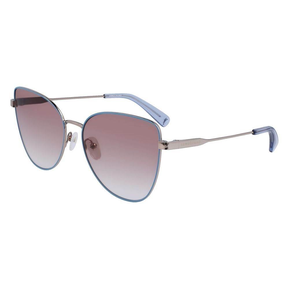 Longchamp Yellow Metal Sunglasses - Hilstor