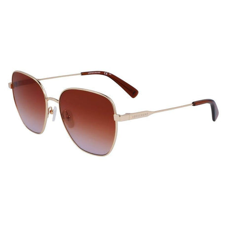 Longchamp Gold Metal Sunglasses - Hilstor