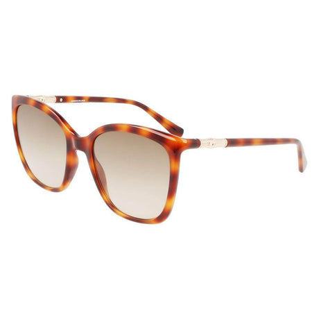 Longchamp Brown Injected Sunglasses - Hilstor
