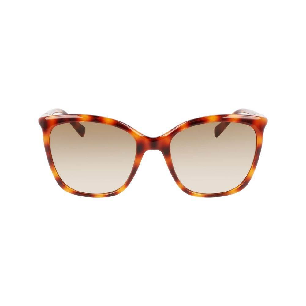 Longchamp Brown Injected Sunglasses - Hilstor