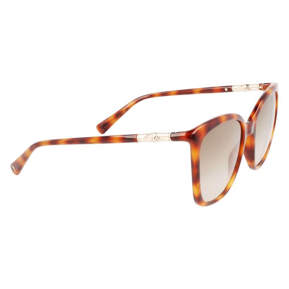 Longchamp Brown Injected Sunglasses - Hilstor