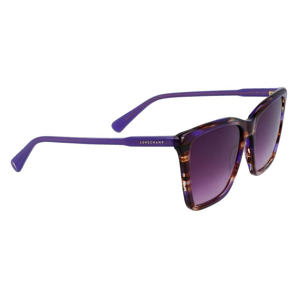 Longchamp Purple Acetate Sunglasses - Hilstor