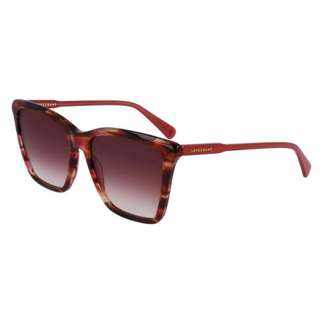 Longchamp Red Acetate Sunglasses - Hilstor