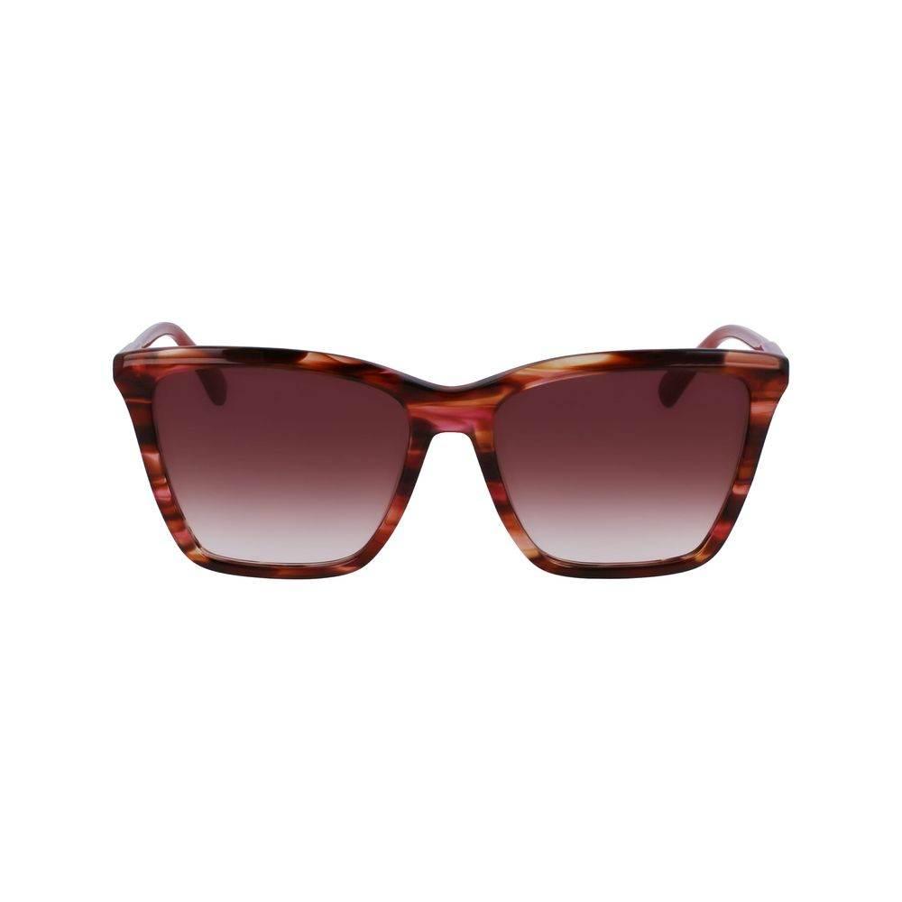 Longchamp Red Acetate Sunglasses - Hilstor