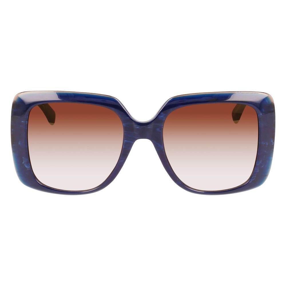 Longchamp Blue Haircalf Sunglasses - Hilstor