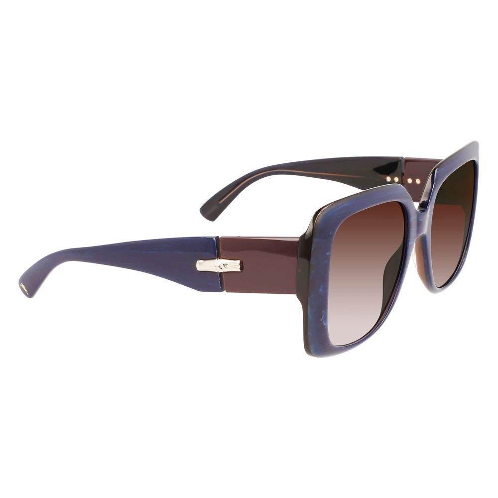 Longchamp Blue Haircalf Sunglasses - Hilstor