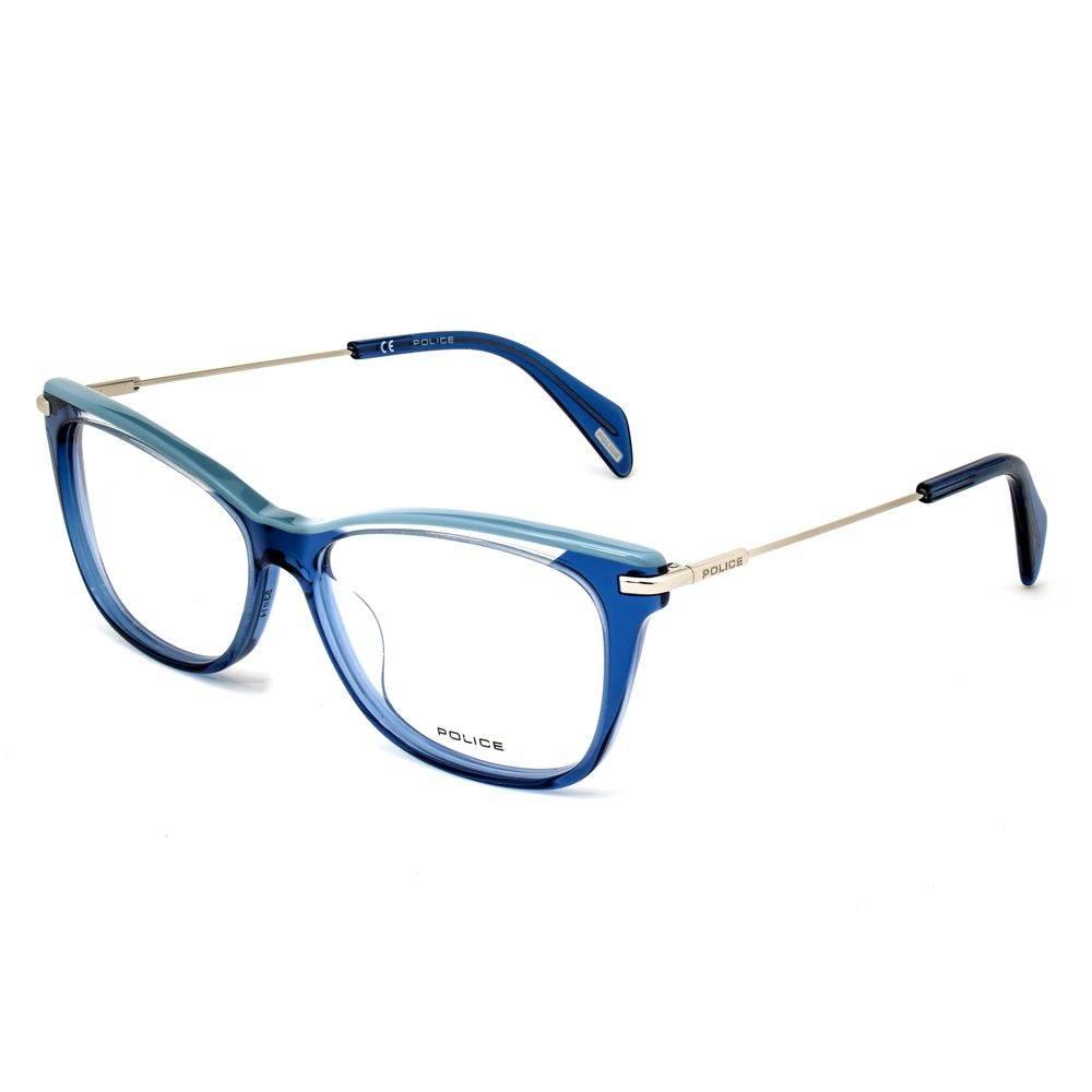 Police Blue Acetate Frames - Hilstor