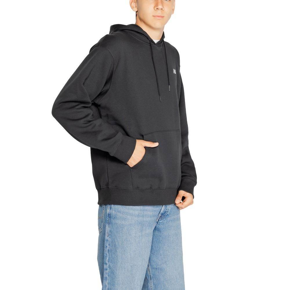 New Balance Black Cotton Hoody - Hilstor
