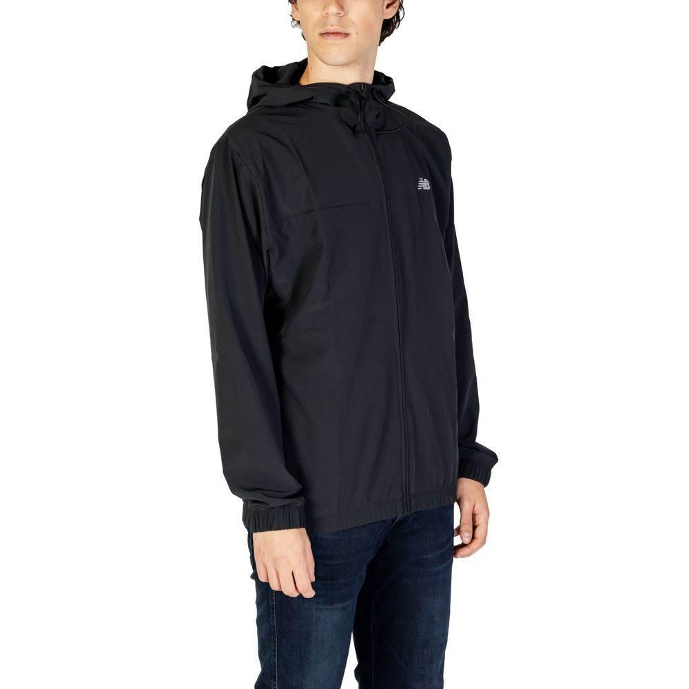 New Balance Black Recycled Polyester Jackets & Coat - Hilstor