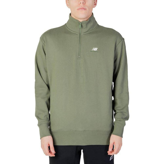 New Balance Green Cotton Sweatshirt - Hilstor