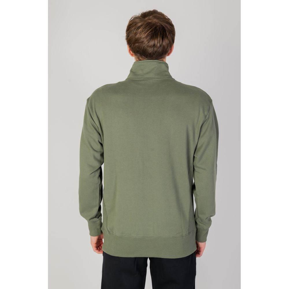 New Balance Green Cotton Sweatshirt - Hilstor