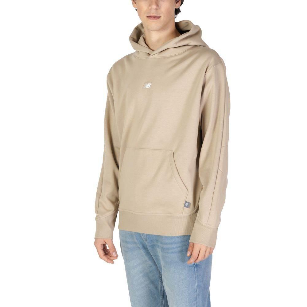 New Balance Beige Recycled Polyester Hoody - Hilstor