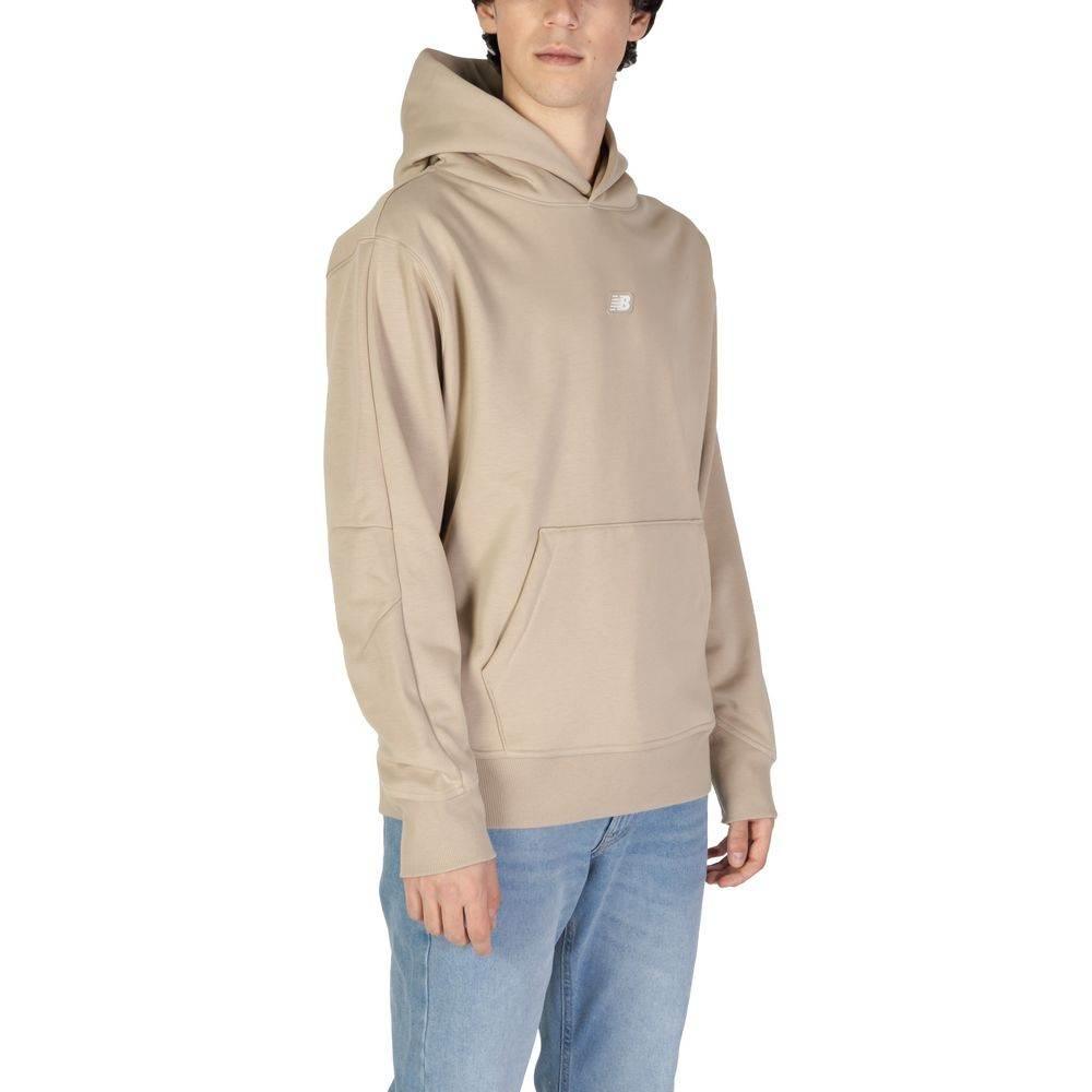 New Balance Beige Recycled Polyester Hoody - Hilstor